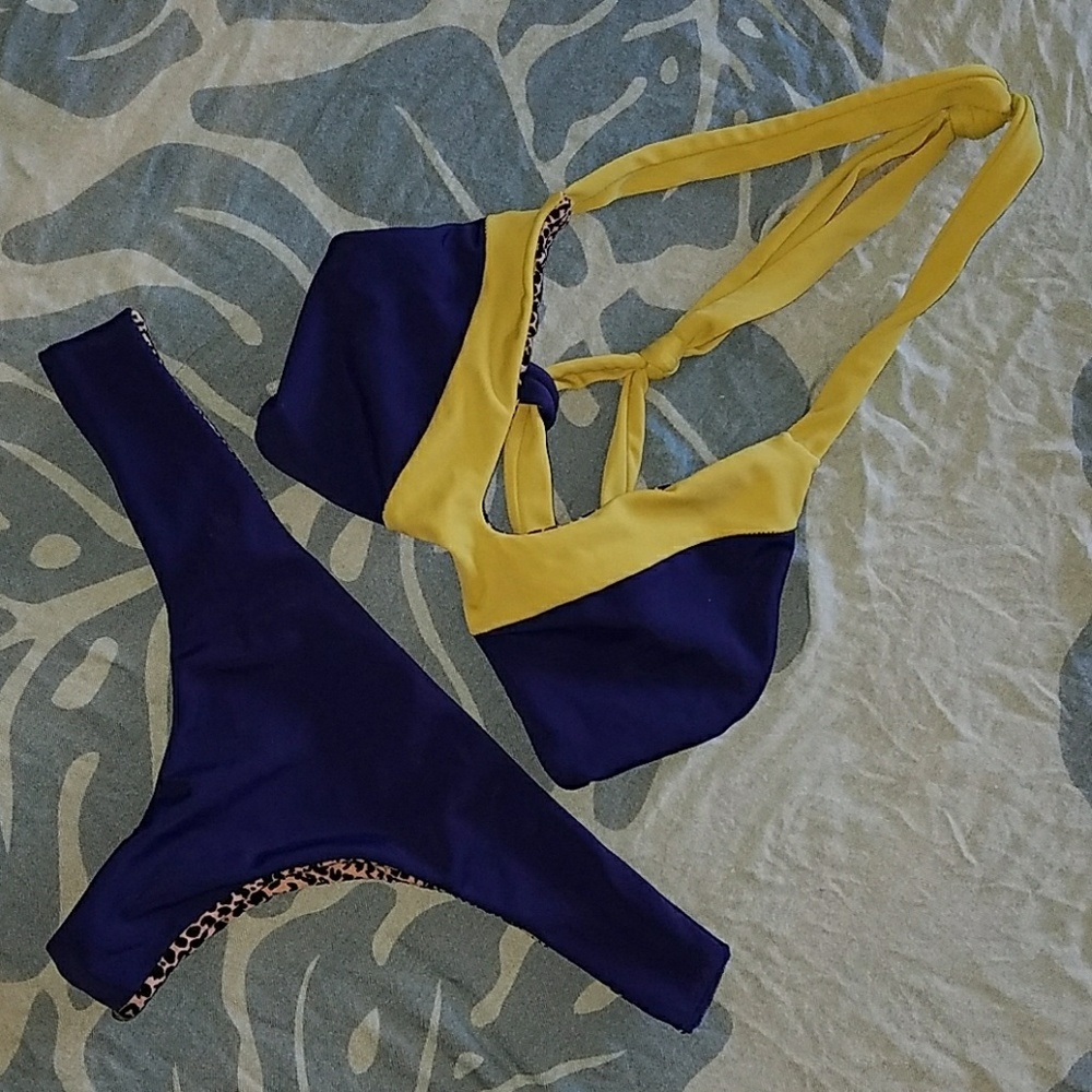 Acacia indigo lilikoi biarritz ho'okipa bikini set - Picture 8 of 8
